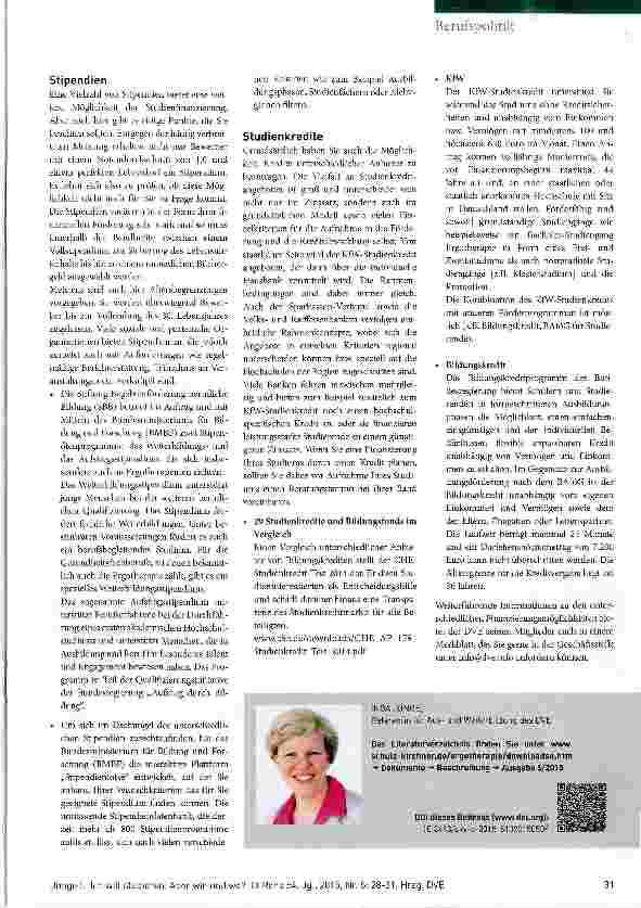 Vorschauseite 4: Ich will studieren! Aber wie und wo?