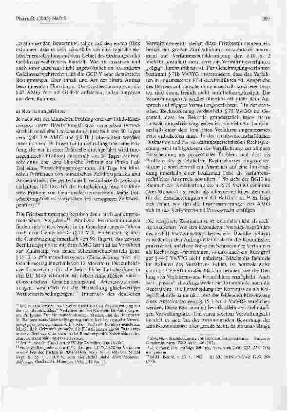 Vorschauseite 3: Die Bewertung der klinischen Prüfung von Arzneimitteln durch die Ethik-Kommission - eine Verwaltungsentscheidungbesonderer Art?