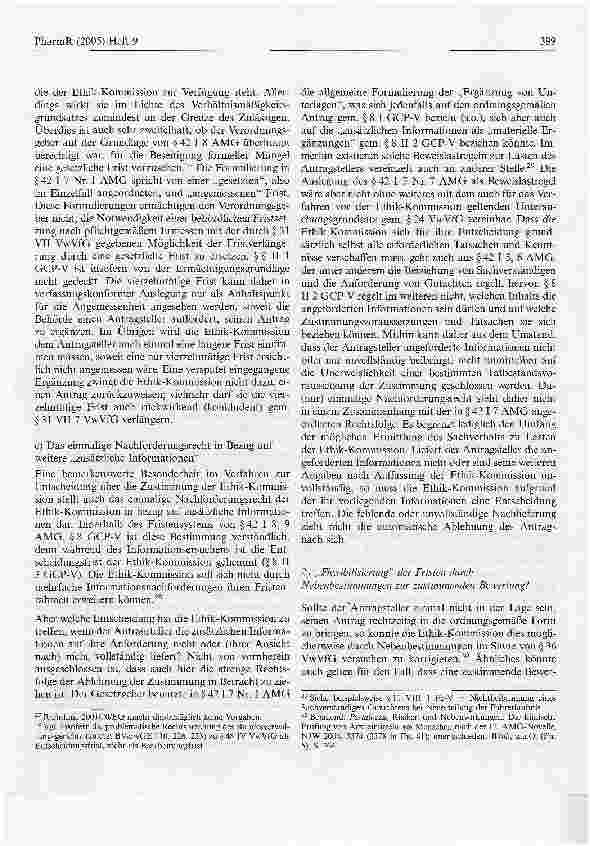 Vorschauseite 5: Die Bewertung der klinischen Prüfung von Arzneimitteln durch die Ethik-Kommission - eine Verwaltungsentscheidungbesonderer Art?