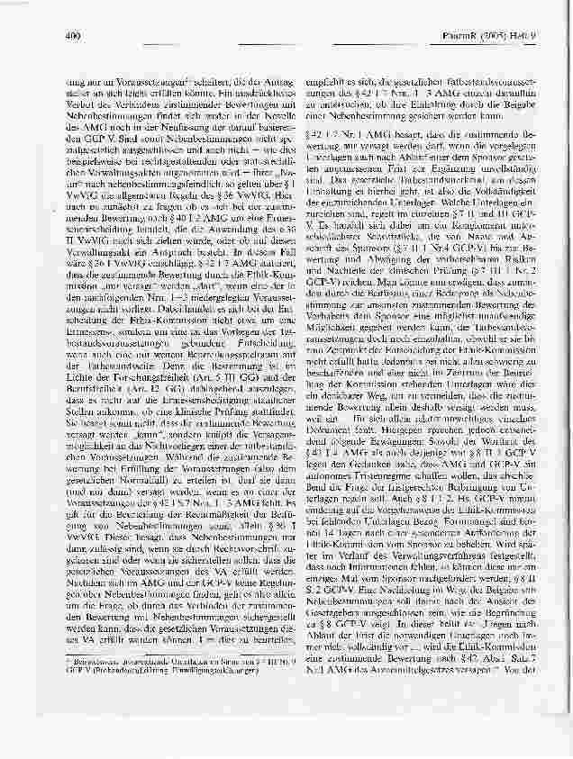 Vorschauseite 6: Die Bewertung der klinischen Prüfung von Arzneimitteln durch die Ethik-Kommission - eine Verwaltungsentscheidungbesonderer Art?