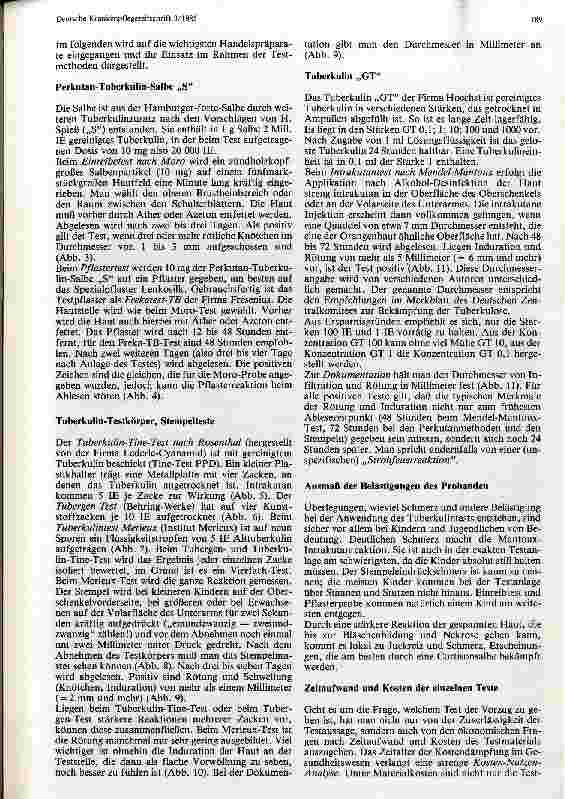 Vorschauseite 5: Tuberkulindiagnostik