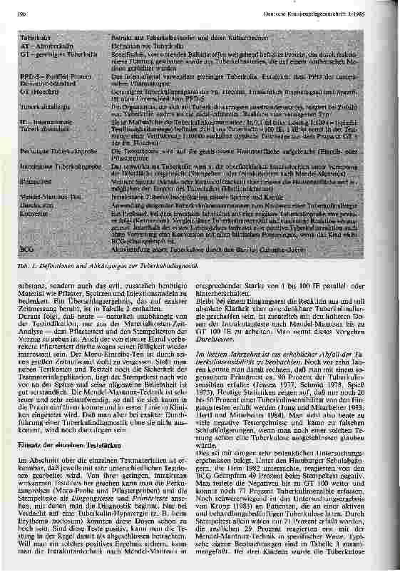 Vorschauseite 6: Tuberkulindiagnostik