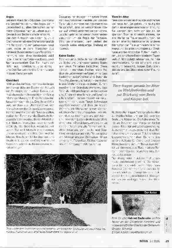 Vorschauseite 2: Tiere als Partner