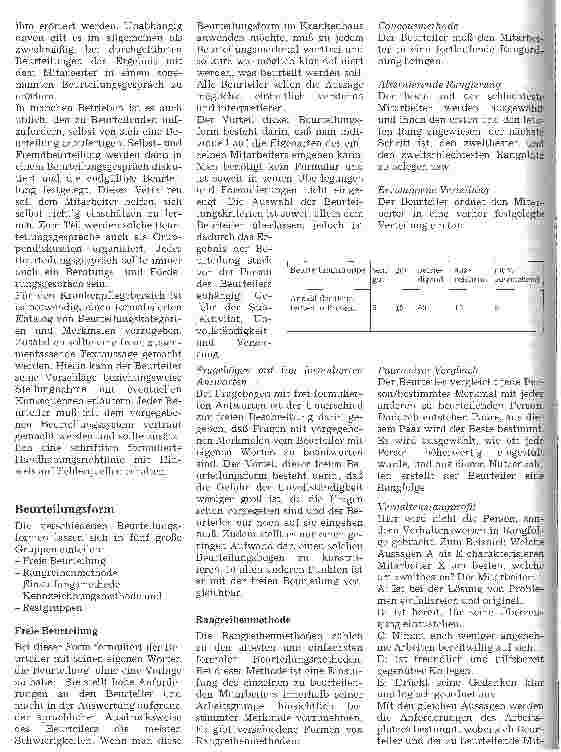 Vorschauseite 4: Mitarbeiterbeurteilung 1. Teil