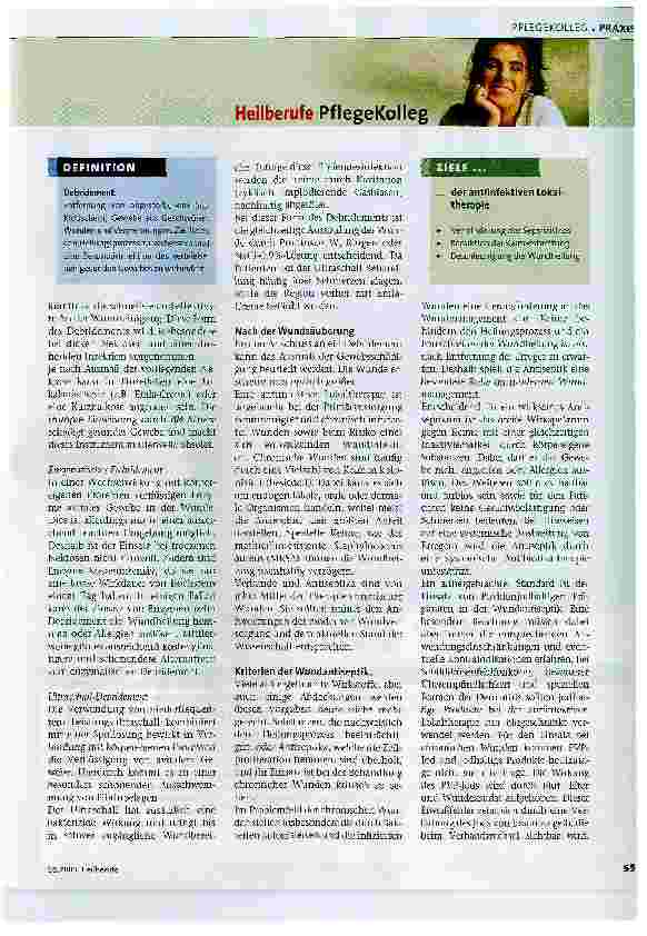 Vorschauseite 2: Zeitgemäße Methoden der Wundreinigung