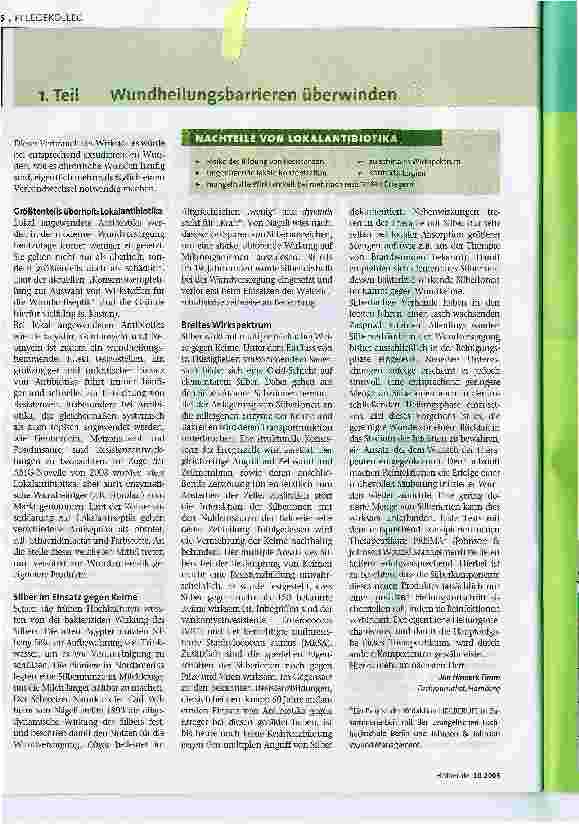 Vorschauseite 3: Zeitgemäße Methoden der Wundreinigung