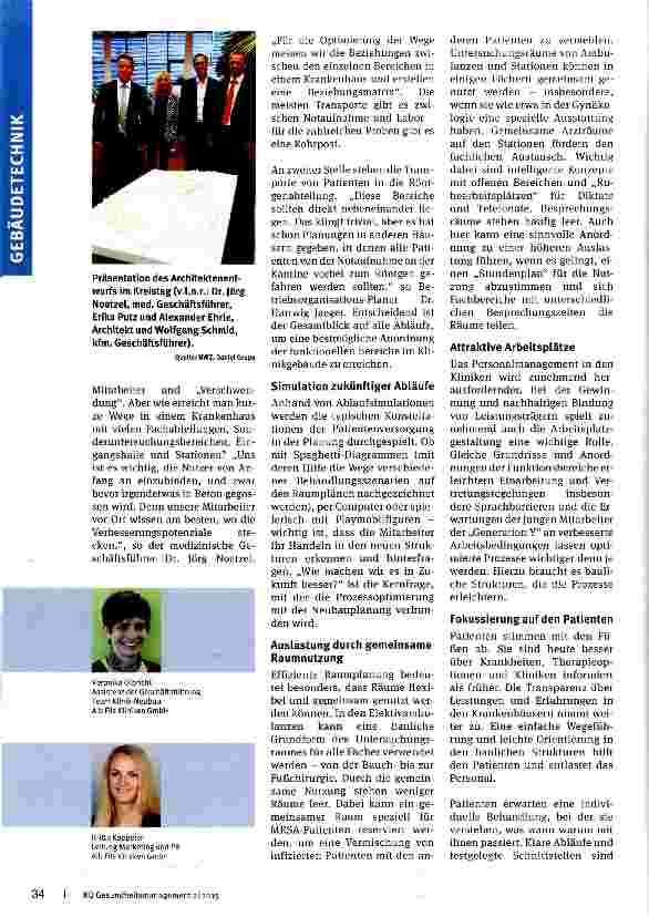 Vorschauseite 2: Klinikneubau der Alb Fils Kliniken