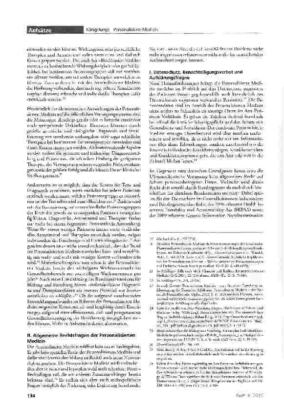 Vorschauseite 3: Personalisierte Medizin