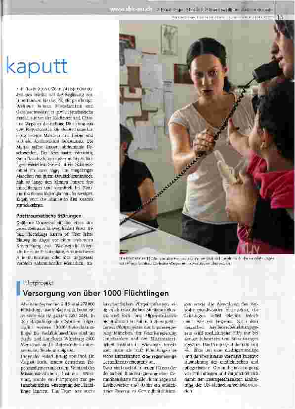 Vorschauseite 2: Noch nie habe ich so viele kaputt gelaufene Füße gesehen