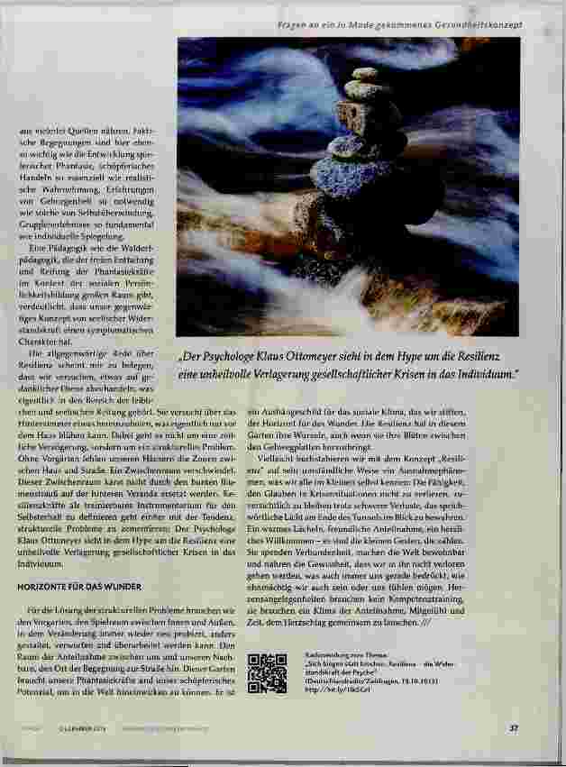 Vorschauseite 3: Resilienz alles kein Problem?