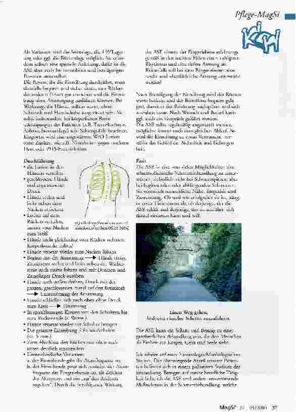 Vorschauseite 3: ASE im Rahmen der Schmerztherapie