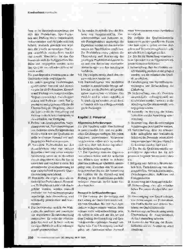 Vorschauseite 5: Leitlinie für die Herstellung und Prüfung in der Krankenhausapotheke