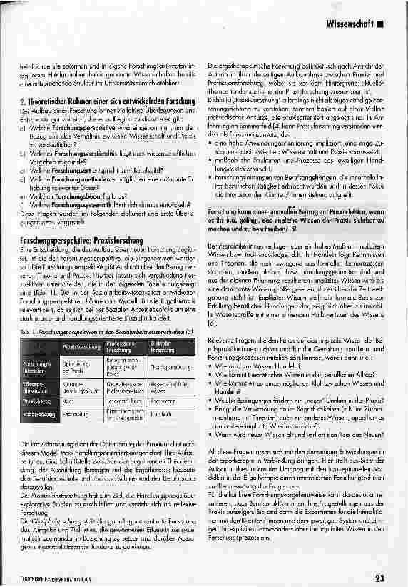 Vorschauseite 2: Aufbau einer ergotherapeutischen Forschung -Theoretische und empirische Grundlagen