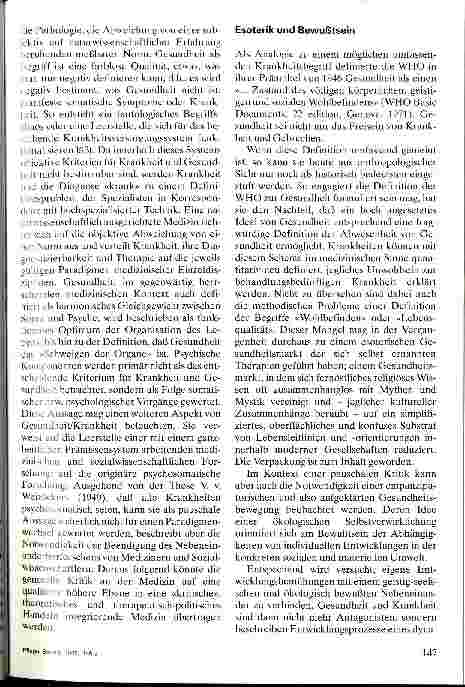 Vorschauseite 2: Gesundheit ist nicht die Abwesenheit von Krankheit