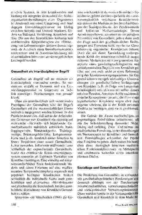 Vorschauseite 3: Gesundheit ist nicht die Abwesenheit von Krankheit