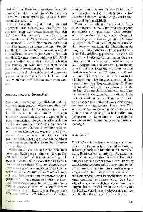 Vorschauseite 6: Gesundheit ist nicht die Abwesenheit von Krankheit