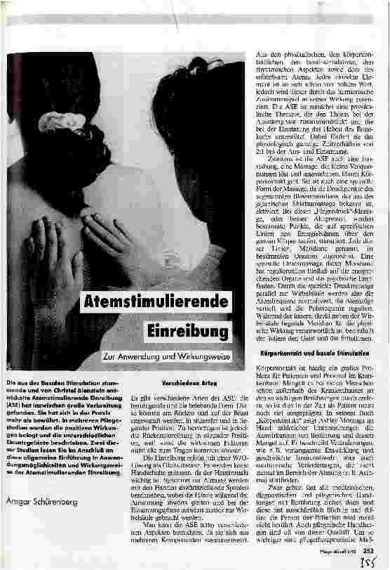 Vorschauseite 1: Atemstimulierende Einreibung Zur Anwendung und Wirkungsweise