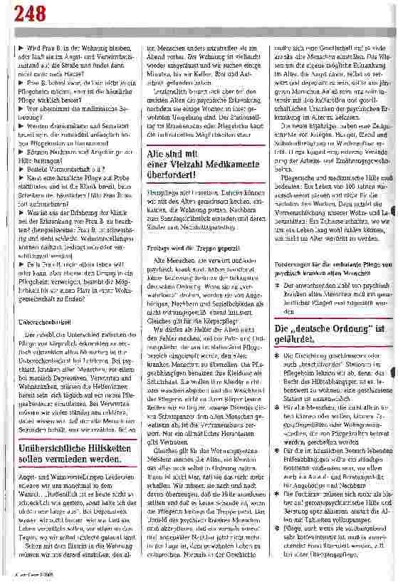 Vorschauseite 4: Ambulante Hilfe für psychisch Kranke
