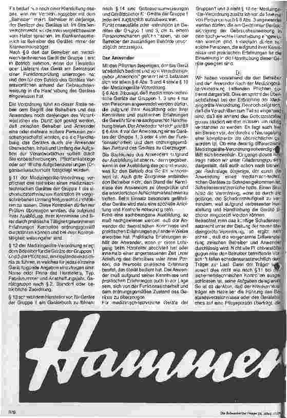 Vorschauseite 2: Die neue MedGV 3. Folge: Rechtliche Aspekte der Medizingeräteverordnung unter besonderer Berücksichtigung der Auswirkungen auf das. ..