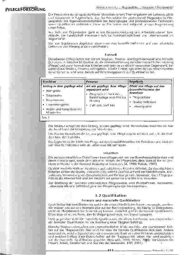 Vorschauseite 3: Pflegequalifikation bestimmt Pflegequalität?!