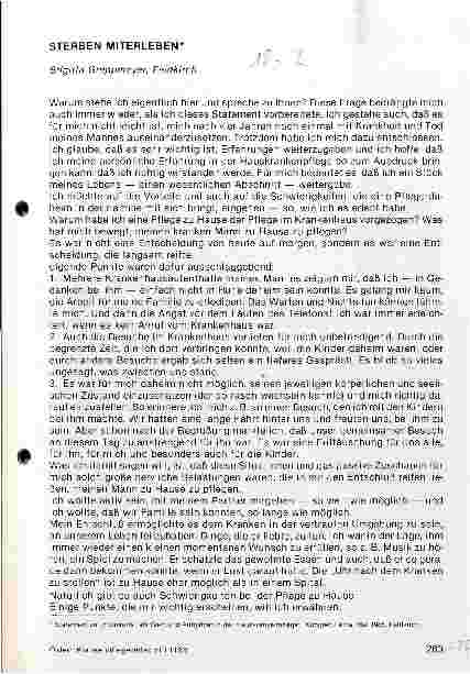Vorschauseite 1: Sterben miterleben