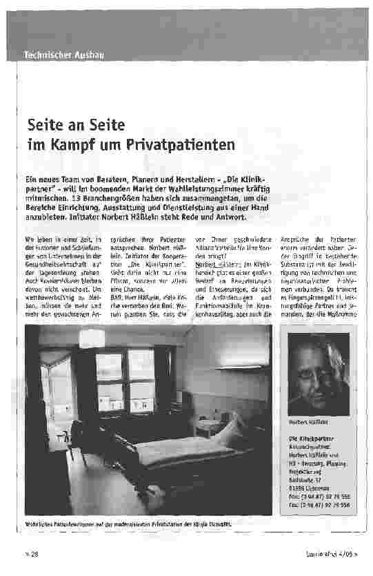 Vorschauseite 1: Seite an Seiteim Kampf um Privatpatienten