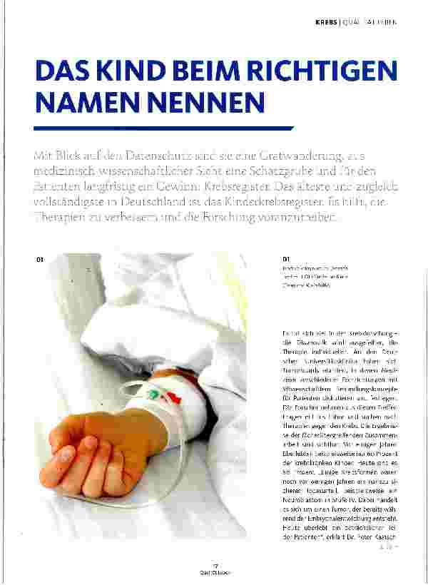 Vorschauseite 1: DAS KIND BEIM RICHTIGEN NAMEN NENNEN