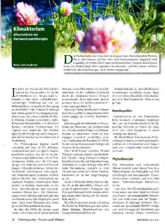 Vorschauseite 1: Klimakterium