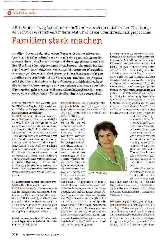Vorschauseite 1: Familien stark machen