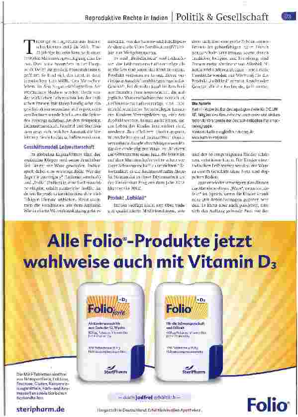 Vorschauseite 2: Fehlende Frauen -vermietete Bäuche