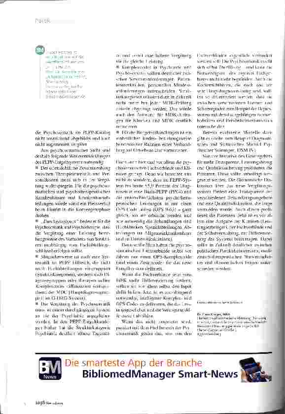Vorschauseite 3: Psych-Entgeltsystem Die falsche Antwort