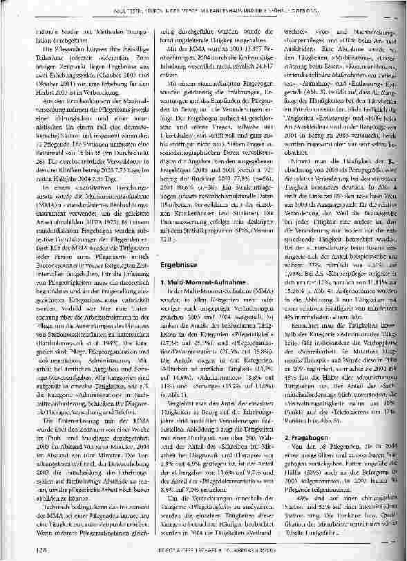 Vorschauseite 2: Arbeitsstrukturen in der Pflegeim Krankenhaus und die Einführungder DRGs