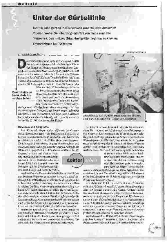 Vorschauseite 1: Unter der Gürtellinie