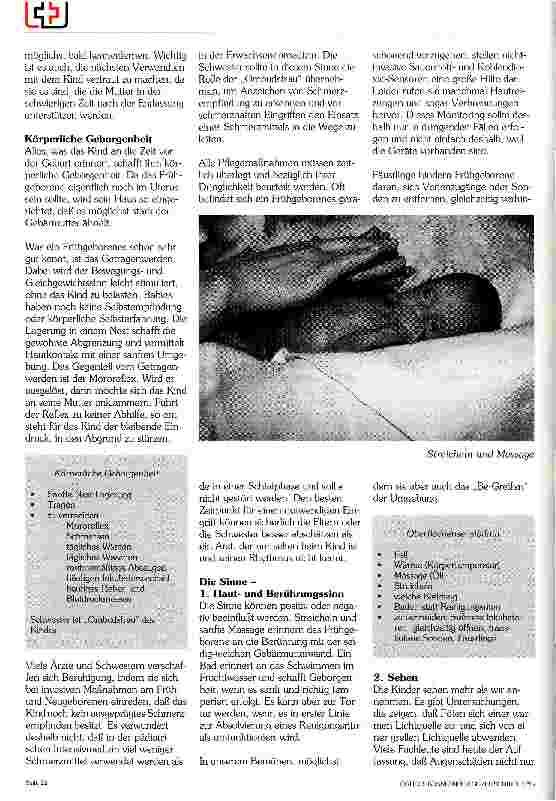 Vorschauseite 3: Die Bedürfnisse des Frühgeborenen und seiner Mutter