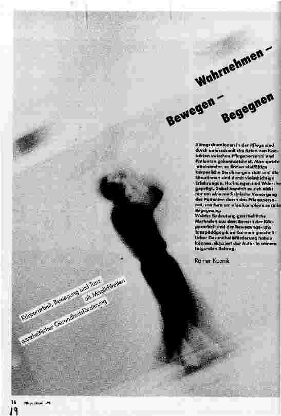 Vorschauseite 1: Wahrnehmen-Bewegen-Begegnen
