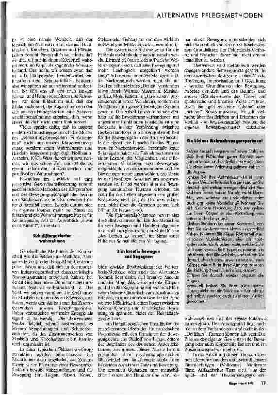 Vorschauseite 2: Wahrnehmen-Bewegen-Begegnen