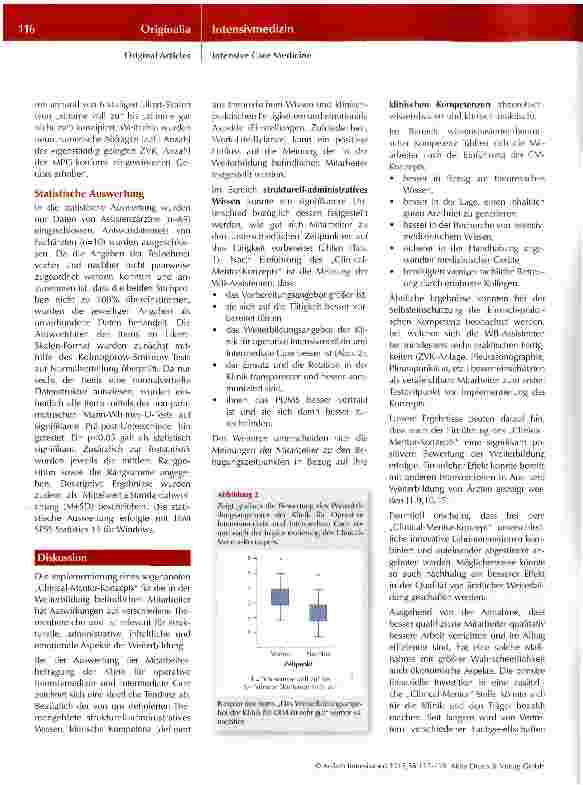 Vorschauseite 5: Innovationen in derintensivmedizinischenWeiterbildungDas Aachener „Clinical-Mentor-Konzept in deroperativen Intensivmedizin und Intermediate Care
