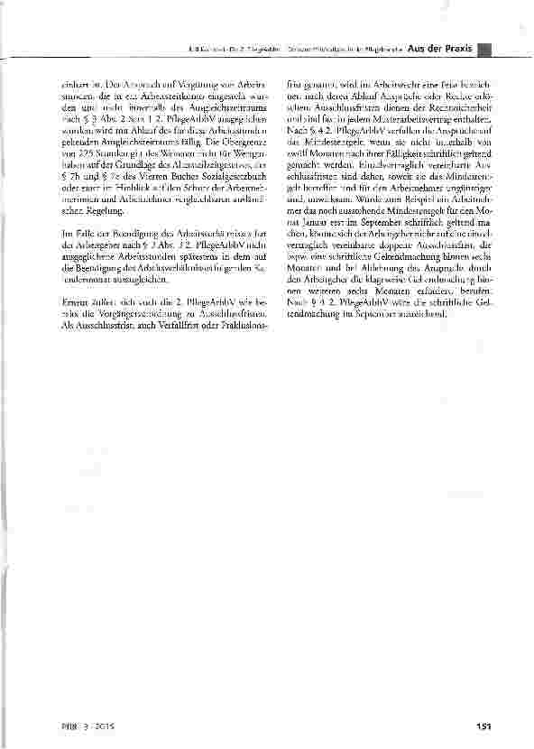 Vorschauseite 5: Die 2. PflegeArbbV - Der neue Mindestlohn in der Pflegebranche