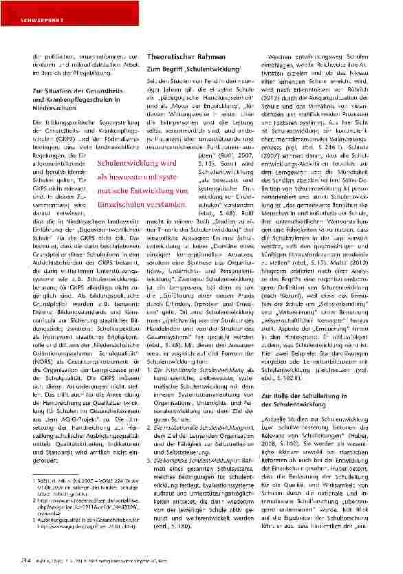 Vorschauseite 2: Subjektive Theorien von Schulleitungen zur Schulentwicklung