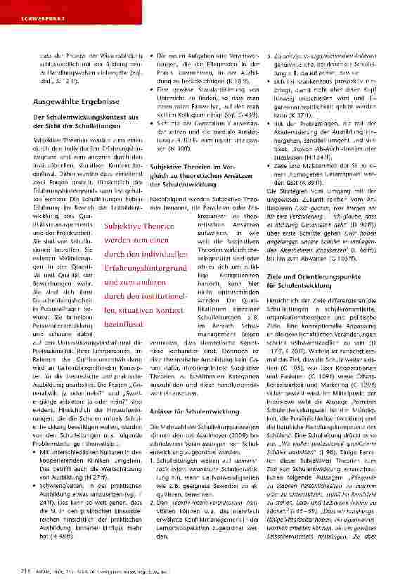 Vorschauseite 4: Subjektive Theorien von Schulleitungen zur Schulentwicklung