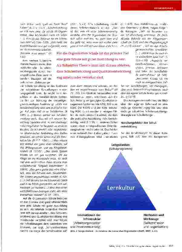 Vorschauseite 5: Subjektive Theorien von Schulleitungen zur Schulentwicklung