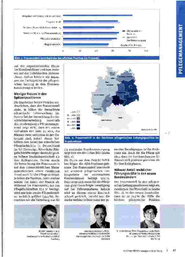 Vorschauseite 2: Ungleiche Karrierechancen in der Pflege?