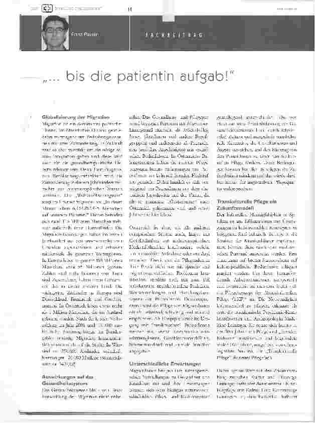 Vorschauseite 1: ....bis die patientin aufgab!
