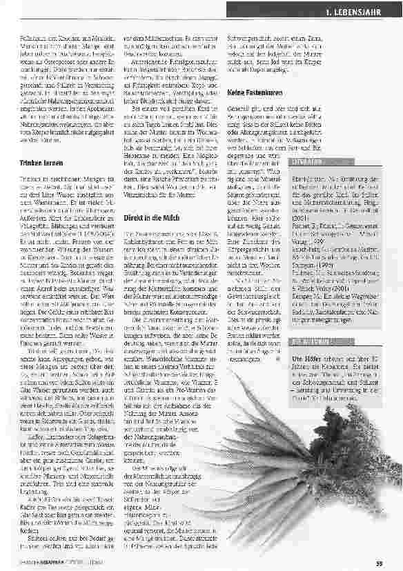 Vorschauseite 2: Ernährung in der Stillzeit