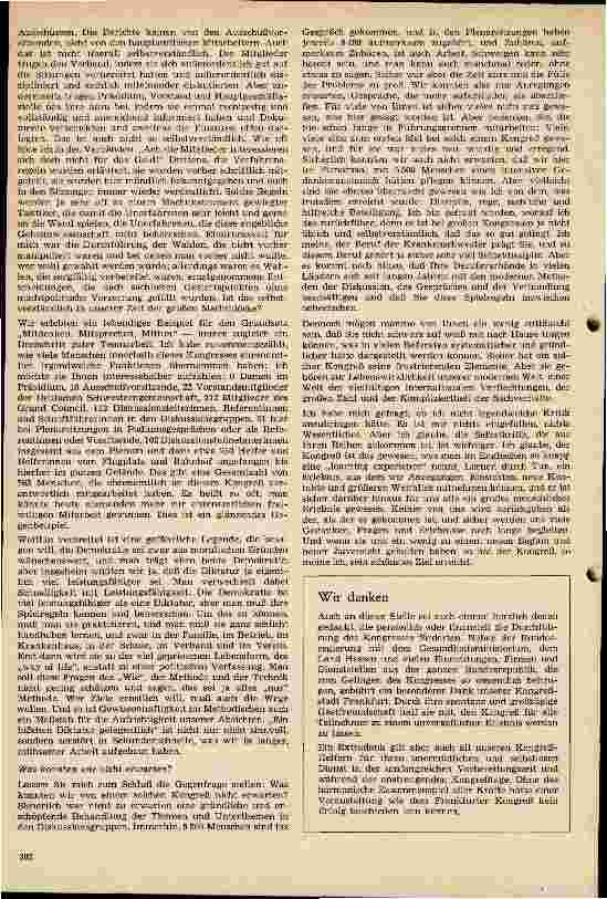 Vorschauseite 5: Kongreß - Zusammenfassung