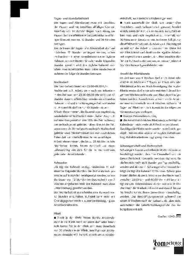 Vorschauseite 2: Arbeitsgesetz: Das wichtigste in Kürze