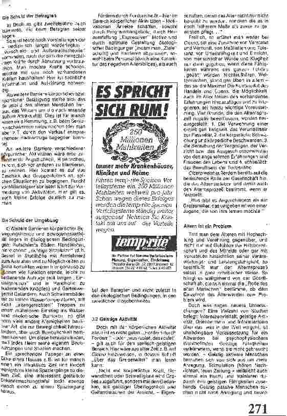 Vorschauseite 3: Der alte Mensch in der heutigen Gesellschaft