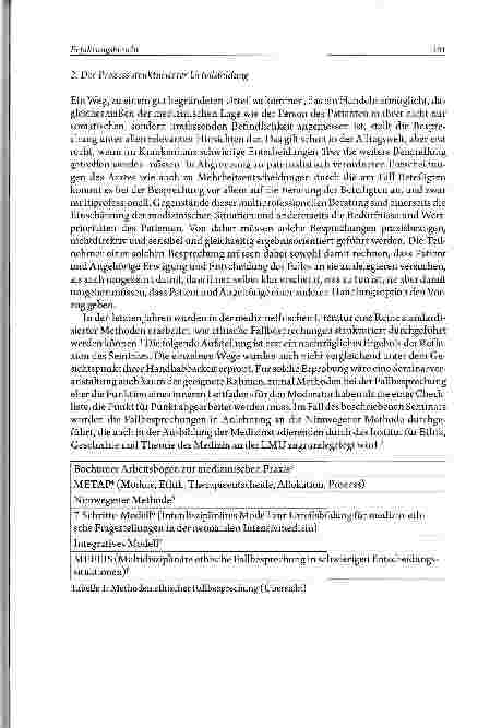Vorschauseite 3: Von der Ratlosigkeit zur angemessenen Entscheidung -theologische Ethik und Seelsorge in medizinethischen Fallbesprechungen