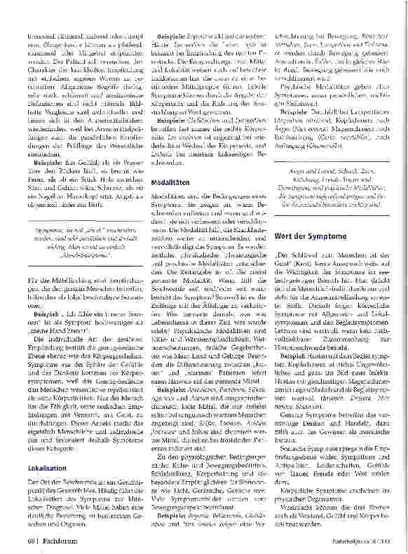 Vorschauseite 3: Das gute Symptom?!