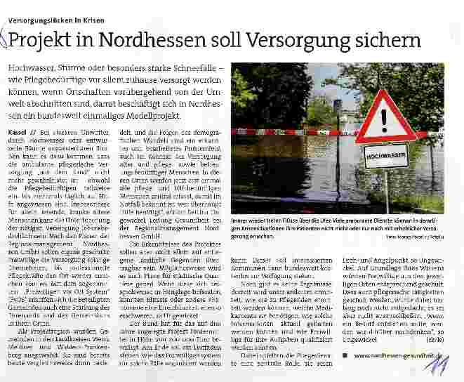 Vorschauseite 1: Projekt in Nordhessen soll Versorgung sichern